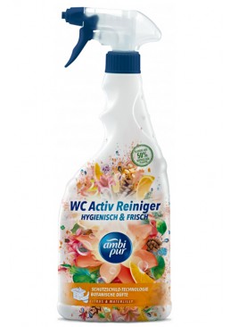 Універсальний засіб для чищення туалету і ванної кімнати Ambi Pur WC Botanical Fragrances Цитрус і водяна лілія, 750 мл